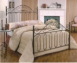 时尚公主床 铁艺床架 欧式双人床1.8米 创意单人床1.5钢木床 特价