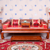 万字格罗汉床实木客厅中式仿古家具明清古典榆木沙发卧床龙榻组合
