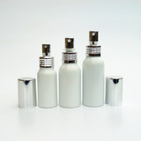 20ML-150ML白色铝瓶 化妆品喷雾瓶 便携补水保湿样品按压分装瓶