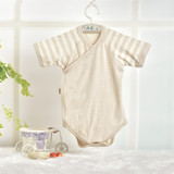新生婴儿连体衣服0-夏季3包臀1短袖2纯棉6薄款宝宝包屁个月岁彩棉