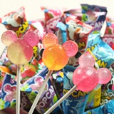 日本进口零食创意糖果格力高/固力果 迪士尼 米奇棒棒糖10g单支