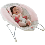美国费雪 粉色玫瑰款摇椅 婴儿多功能电动摇椅宝宝摇椅安抚椅躺椅
