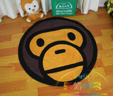 厂家直销 手工编织 晴纶毛线 时尚潮流品牌 BAPE 地毯 坐垫ape