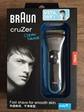 正品国行博朗Braun cruZer6胡须造型剃须刀往复式三刀头可水洗