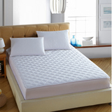 加厚绗缝纯白色夹棉床笠 席梦思床垫保护套酒店宾馆床罩床上用品