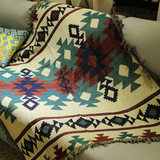 外贸出口美式乡村波西米亚民族kilim 地毯毯子线毯棉毯 Pendleton