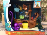 费雪正品海底小纵队呱唧幽灵海盗船X7210儿童角色巴克益智玩具