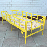 1.5米折叠儿童床带护栏公主床男孩女孩幼儿园床小孩单人床小铁床