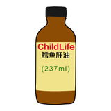 美国童年时光CHILDLIFE宝宝dha鱼肝油 进口婴儿童鱼油 挪威小鱼