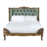 现货 特价美式乡村新古典实木床 双人床1.51.8米法式仿古做旧雕花