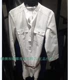 香港G2000专柜代购16年款女装长袖衬衣长款配腰带63246003有小票