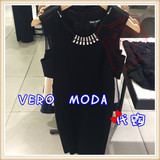 现货2016夏装VERO MODA 正品代购露腰无袖包臀连衣裙 316261010