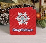 梅兰镜界~新款手工贺卡 创意圣诞节迷你立体小卡片 可爱圣诞小卡A