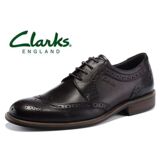 专柜正品Clarks其乐新款高端真皮系带透气商务正装拷花英伦风男鞋