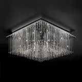 新品现代简约客厅水晶灯个性水晶吸顶灯意大利风格餐厅灯卧室灯
