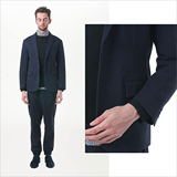 日本高端品牌16新作男式全棉修身西装简约英伦风西服外套
