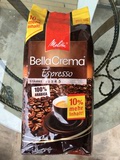 德国Melitta美乐家 进口烘焙特浓意式咖啡豆 1100g加量不加价
