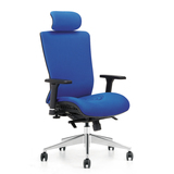舒适网椅网布电脑椅老板办公椅家用书房椅午睡椅子蓝色X3-01包邮