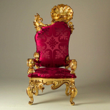 皇家宫廷家具豪宅欧式实木新古典金箔别墅定制法式奢华雕刻沙发椅