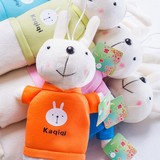 儿童学习萌可爱咪兔动物造型卡通毛绒公仔笔袋日韩文具袋化妆包