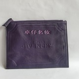 纪梵希专柜赠品紫色化妆包 收纳包 票据包 优雅紫