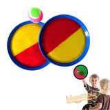 外贸儿童粘粘球玩具亲子互动运动户外抛接球吸盘球投掷球拍幼儿园