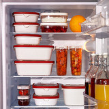 宜家正品代购IKEA 365+塑料食品盒冰箱保鲜盒微波炉加热带散热孔