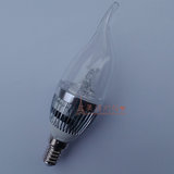 E14蜡烛拉尾灯泡 LED  火焰形 省电 节能  3W 5W批发价