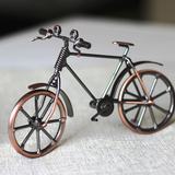 复古铁艺摩托自行车模型送男同学老公朋友特别个性创意生日礼物