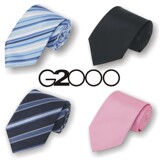 G2000正品男士商务领带结婚新郎伴正装西服粉红色黑色领结tie韩版