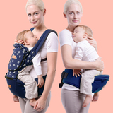 前抱式多功能婴儿背带腰凳四季宝宝抱带坐凳儿童背袋双肩抱婴腰登