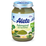 德国雀巢Alete有机奶油菠菜与土豆泥 190g 4个月以上