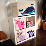 宜家简约收纳柜格子柜定做现代方格柜儿童玩具收纳置物架定制书柜