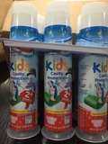 现货美国进口Aquafresh kids三色儿童牙膏防蛀泡泡糖味牙膏2周岁