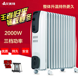 艾美特取暖器恒温电热油汀HU1110/1111居浴两用防水油丁暖气片