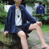 熊野 夏秋男女日常款宇智波佐助鼬改良和服和风开衫刺绣外套