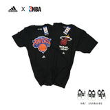 【NAJ】美国正品adidas阿迪达斯NBA球队logo短袖运动T恤公牛热火