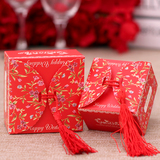 韩式婚礼喜糖包装盒 中国风喜糖盒子批发纸盒欧式创意结婚喜糖袋