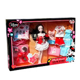 正品可儿娃娃中国芭比玩具经典米妮公主野餐组合套装礼盒6102包邮