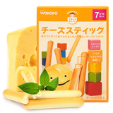 代购日本进口和光堂婴儿磨牙棒手指饼干钙芝士乳酪味宝宝零食7月+