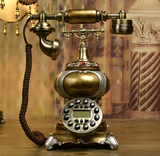 欧式电话机复古电话座机仿古电话机高档家用电话机创意美式电话机