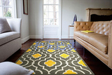 欧式简约现代宜家格子地毯手工晴纶地毯客厅茶几卧室满铺地毯定制