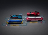 【特价】内燃机车柴油机车蒸汽车火车头模型玩具摆件4款