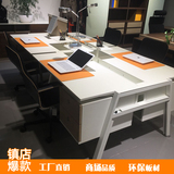 简约现代猫王钢木家具员工办公工位组合职员办公桌屏风多人工作位