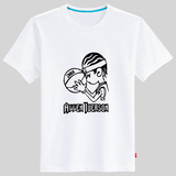 【天天特价】艾弗森T恤球迷短袖男式纯棉学生蓝球衣t恤街球运动T