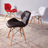 北欧创意伊姆斯椅子 时尚现代休闲简约皮椅高档餐椅个性设计师椅