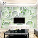 电视背景墙壁纸 大型壁画现代简约客厅卧室3d立体影视墙纸布 花卉