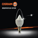 OSRAM欧司朗led尖泡e14螺口蜡烛灯泡3.6W4w尖泡节能灯光源Lamp