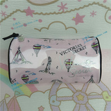 Victoria'ssecret维多利亚的秘密限量款粉色降落伞收纳化妆包新款
