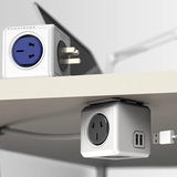 荷兰PowerCube二代魔方插座USB五孔插座延长线 出差居家办公必备